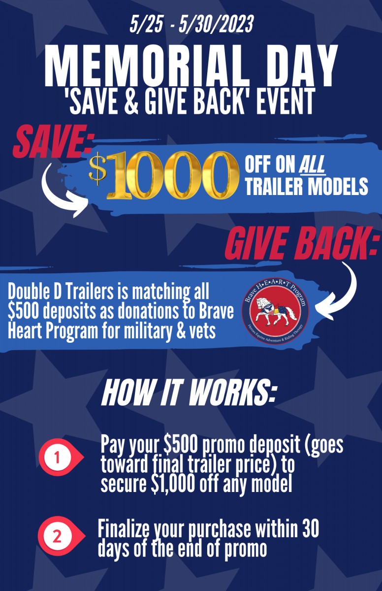 Memorial Day 2025 Save and Give Back Event